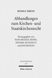 Abhandlungen zum Kirchen- und Staatskirchenrecht