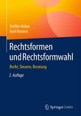 Rechtsformen und Rechtsformwahl