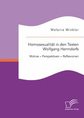 Homosexualität in den Texten Wolfgang Herrndorfs. Motive - Perspektiven - Reflexionen