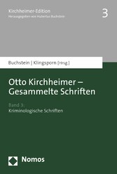 Otto Kirchheimer - Gesammelte Schriften