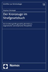 Der Kronzeuge im Strafgesetzbuch