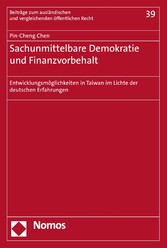 Sachunmittelbare Demokratie und Finanzvorbehalt