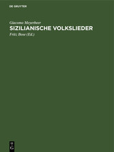 Sizilianische Volkslieder