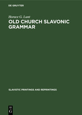 Old Church Slavonic grammar