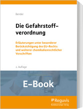 Die Gefahrstoffverordnung (E-Book)