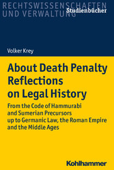 About Death Penalty. Reflections on Legal History