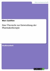 Eine Übersicht zur Entwicklung der Pharmakotherapie