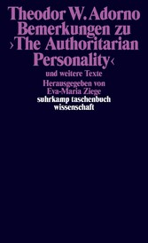 Bemerkungen zu ?The Authoritarian Personality?