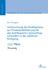 Untersuchung des Drahtsystems zur Prozessstabilisierung für das