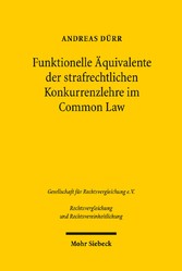 Funktionelle Äquivalente der strafrechtlichen Konkurrenzlehre im Common Law