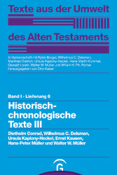 Historisch-chronologische Texte III