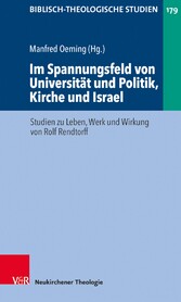 Im Spannungsfeld von Universität und Politik, Kirche und Israel