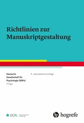 Richtlinien zur Manuskriptgestaltung