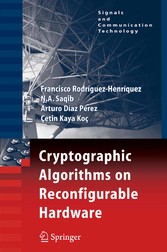 Cryptographic Algorithms on Reconfigurable Hardware