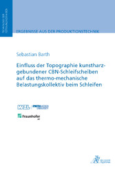 Einfluss der Topographie kunstharzgebundener CBN-Schleifscheiben auf das