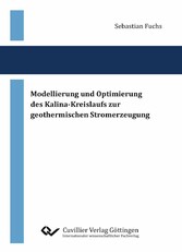 Modellierung und Optimierung des Kalina-Kreislaufs zur geothermischen Stromerzeugung