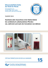 Nachweis oder Ausschluss einer Bakteri&#xE4;mie bei antibiotisch unbehandelten Pferden vor, w&#xE4;hrend und nach der Extraktion von Z&#xE4;hnen