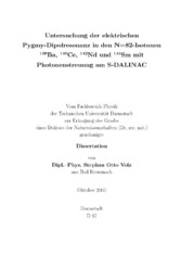 Untersuchung der elektrischen Pygmy-Dipolresonanz in den N=82-Isotonen 138 Ba, 140 Ce, 142 Nd und 144 Sm mit Photonenstreuung am S-DALINAC