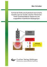 Auftretende Kr&#xE4;fte und physikalisch-mechanische Auswirkungen bei Kontakt zwischen Fahrwerken/Reifen landwirtschaftlicher Maschinen und ausgew&#xE4;hlten Ackerfl&#xE4;chen-Bodengef&#xFC;gen