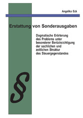 Erstattung von Sonderausgaben