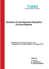 Simulation of Time Dependent Degradation of Porous Materials