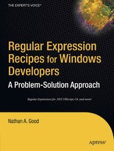 Regular Expression Recipes for Windows Developers