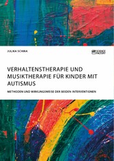 Verhaltenstherapie und Musiktherapie für Kinder mit Autismus. Methoden und Wirkungsweise der beiden Interventionen