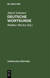 Deutsche Wortkunde