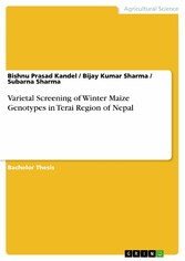 Varietal Screening of Winter Maize Genotypes in Terai Region of Nepal