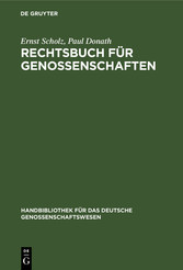 Rechtsbuch für Genossenschaften