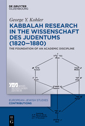 Kabbalah Research in the Wissenschaft des Judentums (1820-1880)