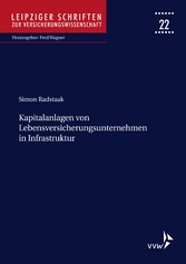 Kapitalanlagen von Lebensversicherungsunternehmen in Infrastruktur