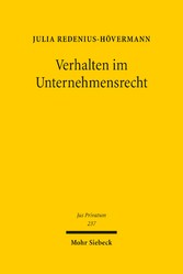 Verhalten im Unternehmensrecht