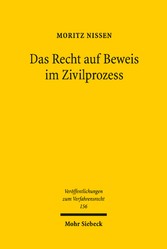 Das Recht auf Beweis im Zivilprozess