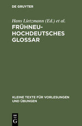 Frühneuhochdeutsches Glossar