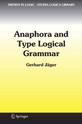 Anaphora and Type Logical Grammar