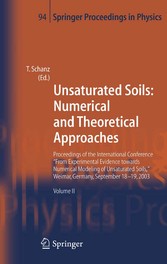 Unsaturated Soils: Numerical and Theoretical Approaches