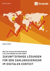 Zukunftsfähige Lösungen für den Zahlungsverkehr im digitalen Kontext. Welche neuen Anforderungen stellen Kunden an ihre Bank?