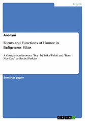 Forms and Functions of Humor in Indigenous Films