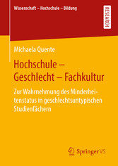 Hochschule - Geschlecht - Fachkultur