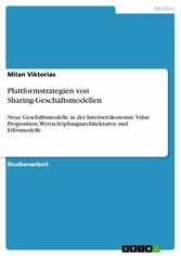 Plattformstrategien von Sharing-Geschäftsmodellen