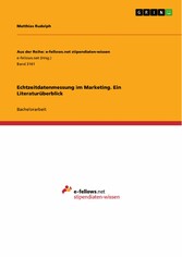 Echtzeitdatenmessung im Marketing. Ein Literaturüberblick