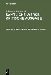 Schriften aus den Jahren 1826-1827