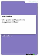 Inter-specific and Intra-specific Competition in Plants