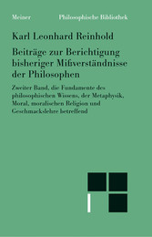 Beiträge zur Berichtigung bisheriger Mißverständnisse der Philosophen (II)