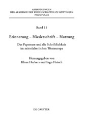 Erinnerung - Niederschrift - Nutzung