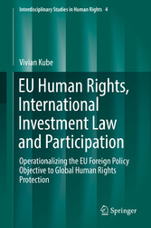 EU Human Rights, International Investment Law and Participation