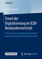 Stand der Digitalisierung im B2B-Neukundenvertrieb