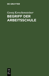 Begriff der Arbeitsschule