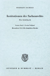 Institutionen des Sachenrechts.